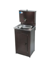 Умывальник для дачи Акватекс (без ЭВН), цвет медь, нержавеющая мойка