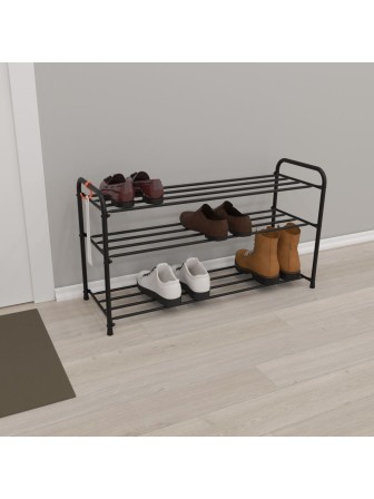 Подставка для обуви 3 полки 80 см, цвет медный антик