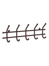 Вешалка Норма 5 металлическая, 5 крючков, медный антик