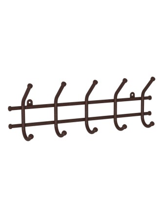 Вешалка Норма 5 металлическая, 5 крючков, медный антик