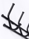 Вешалка Норма 5 черная металлическая, 5 крючков