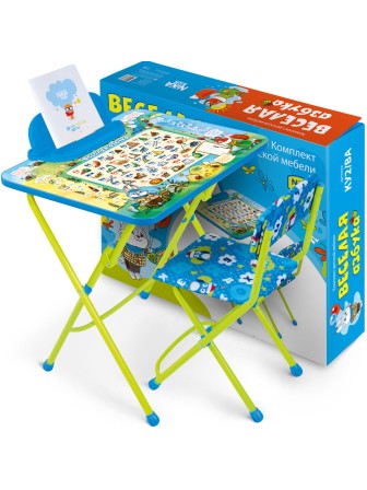 Комплект детской мебели Ника КУ2/ВА "Веселая азбука"