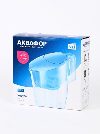 Кувшин-фильтр для очистки воды Аквафор Ультра синий 2,5 л