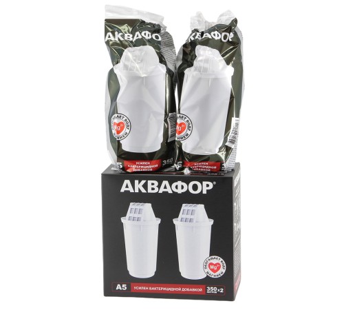 Картридж к фильтру Аквафор A5 набор 2 шт, ресурс каждого 350 л