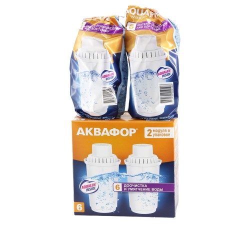 Набор касcет Аквафор B6 (В100-6) 2 шт.