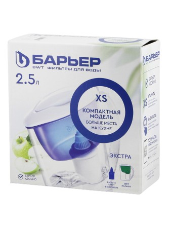 Фильтр-кувшин Барьер Экстра малахит 2.5 л, воронка 1 л