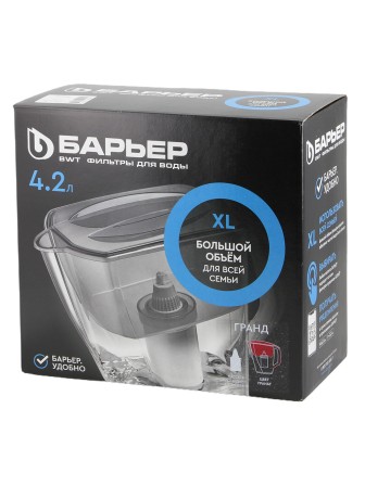 Фильтр-кувшин Барьер Гранд гранат 3,6 л