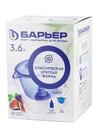 Фильтр-кувшин Барьер-Лайт синий 3 л, воронка 1.5 л