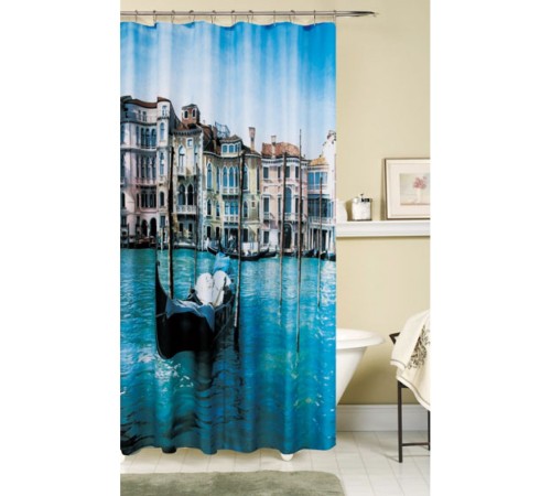 Штора для ванной Curtain-Venice Венеция 180х180см, полиэстер