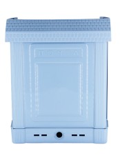 Ящик почтовый М6179 с замком, синий 