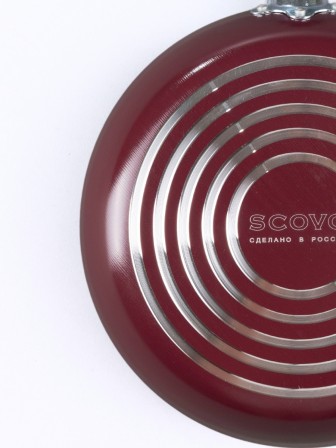 Сковорода Scovo EXPERT СЭ-027, 22 см, стеклянная крышка 