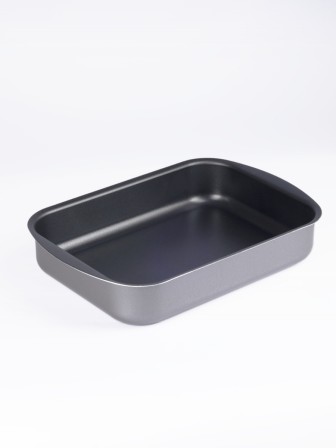 Противень Scovo DISCOVERY СД-048, 34 х 24 х 6 см, антипригарное покрытие, серый 