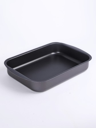 Противень Scovo DISCOVERY СД-049, 39,5 х 27 х 6,5 см, антипригарное покрытие, серый 