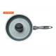 Сотейник 24 см с крышкой Scovo STONE PAN ST-021 с антипригарным покрытием