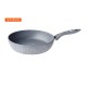 Сотейник 24 см с крышкой Scovo STONE PAN ST-021 с антипригарным покрытием