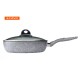 Сотейник 24 см с крышкой Scovo STONE PAN ST-021 с антипригарным покрытием