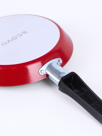 Блинница Scovo Colibri RB-048, 18 см, без крышки, малиновый 