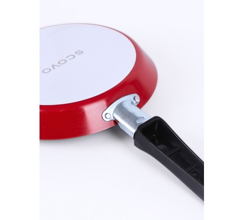 Блинница Scovo Colibri RB-048, 18 см, без крышки, малиновый
