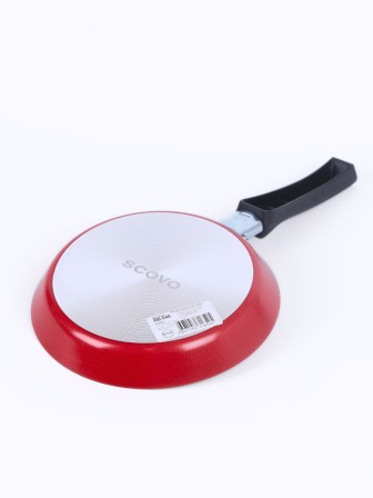 Блинница Scovo Colibri RB-048, 18 см, без крышки, малиновый 