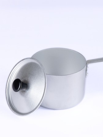 Ковш алюминиевый Демидовский завод МТ-064 1 л, алюминиевая крышка 