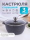Кастрюля 3 л Гранит star 43803 антипригарная