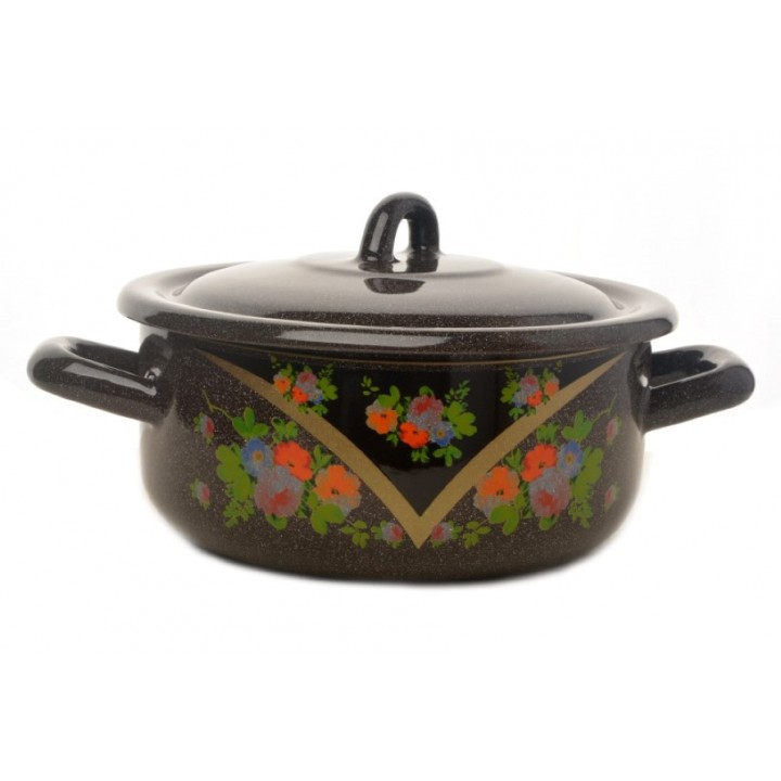 Кастрюля эмалированная 1,45 л С-16072/4РкЭ Красава