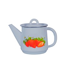 Чайник Клубника садовая серо-голубой 1,0 л 1С202с