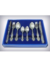 Набор столовый 24 предмета М-3 Тройка ХР ПВХ СН-11/7 с росписью