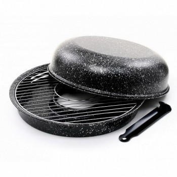 Сковорода Чудо гриль-газ D-516 с мраморным антипригарным покрытием