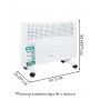 Конвектор электрический Engy EN-1500E Energo 1.5 кВт