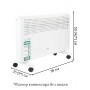 Конвектор электрический Engy EN-2000E energo 2.0 кВт 