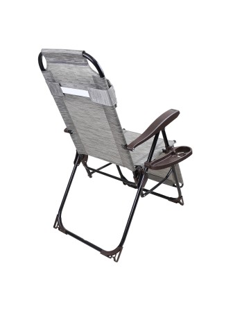 Кресло шезлонг складной Ника КШ3/4 цвет "Бамбук"