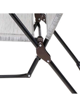 Кресло шезлонг складной Ника КШ3/4 цвет "Бамбук"