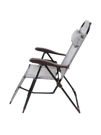 Кресло шезлонг складной Ника КШ3/4 цвет "Бамбук"