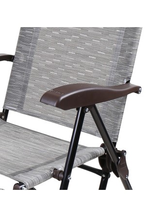 Кресло шезлонг складной Ника КШ3/4 цвет "Бамбук"