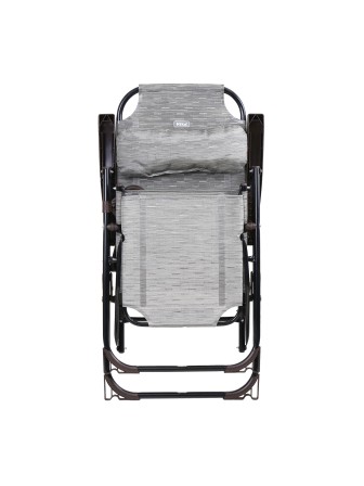 Кресло шезлонг складной Ника КШ3/4 цвет "Бамбук"