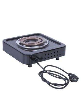 Электроплитка Злата-114Т чёрная 1 конфорка 1.0 кВт