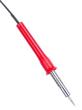 Электропаяльник для микросхем ЭПСН 25 Вт/220В с никелированным стержнем, пластиковая ручка