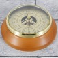 Барометр деревянный Утес БТК-СН-17 шлифованное золото с термометром (диам.175/130мм)