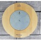Барометр настенный Утес БТК-СН24 шлифованное золото с термометром (корпус-дерево, 210/130 мм)