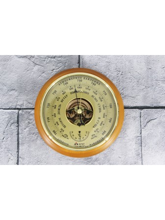 Барометр Утес БТК-СН8 шлифованное золото с открытым механизмом