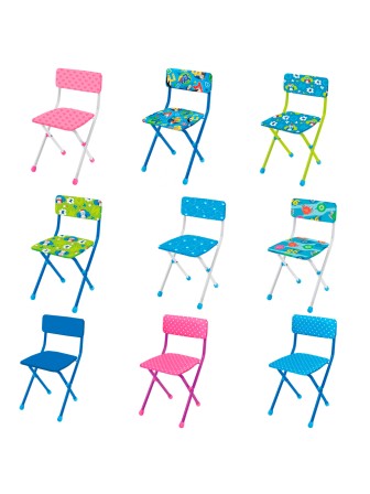 Стул детский Ника СТУ3, складной, в ассортименте