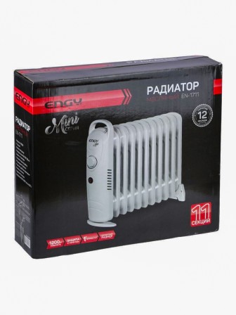 Масляный радиатор Engy EN-1711 mini (11 секций 1200 Вт)