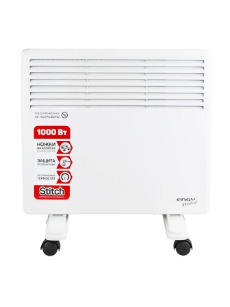 Обогреватель конвектор электрический ENGY EN-1000 Standard 1 кВт на колёсиках, термостат