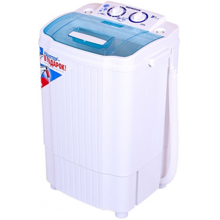 Стиральная машина RENOVA WS-30T/ЕТ загрузка 3 кг/таймер/2 режима