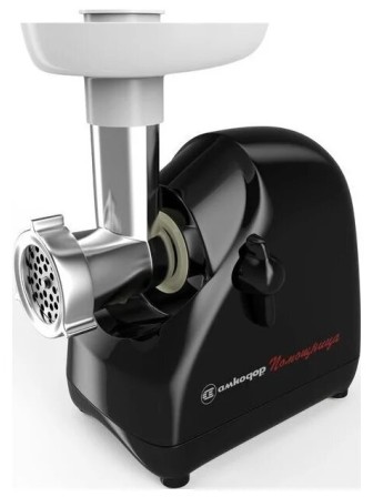 Кухонная электрическая машина (мясорубка) «Помощница» КЭМ-П2У 302-07 черная, БЕЛВАР