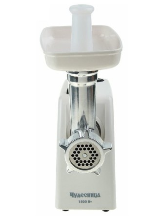 Мясорубка Чудесница Экстра-Р3 ЭМШ1500-Р3 с реверсом, белая