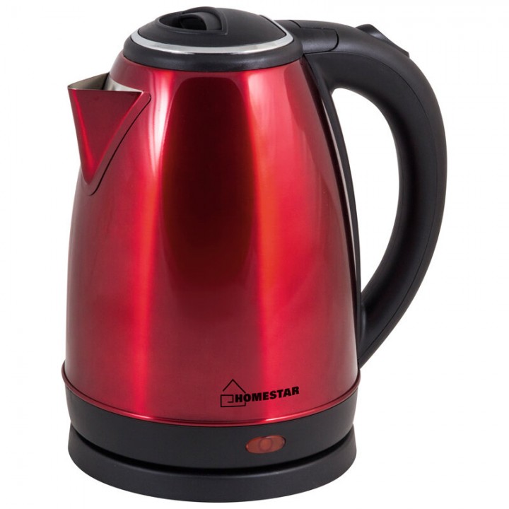 Чайник Homestar HS-1010 красный 1.8 л, 1.5 кВт