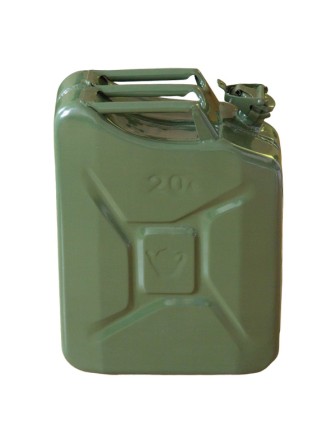 Канистра для бензина зеленая ИК-8 Поиск 20 л металл