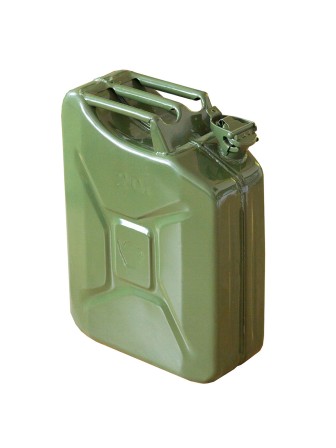 Канистра для бензина зеленая ИК-8 Поиск 20 л металл